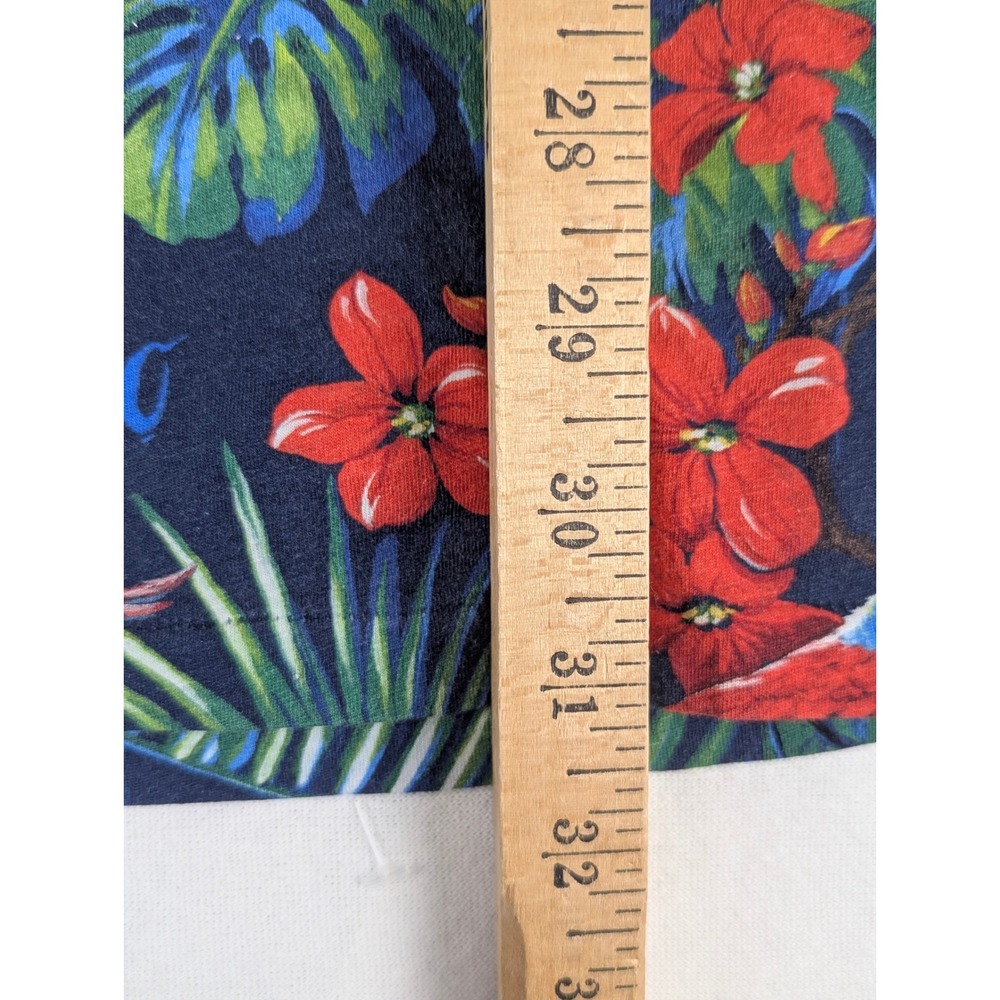 Polo Ralph Lauren Mens 2XB Navy Tropical Parrot Floral Mesh Polo Shirt Big Tall - Picture 11 of 16